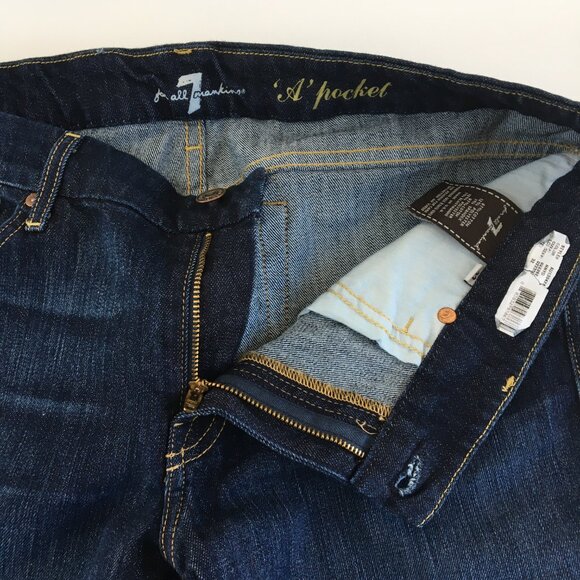 7 For All Mankind A Pocket Flare Jeans Womens 32 - Picture 3 of 11